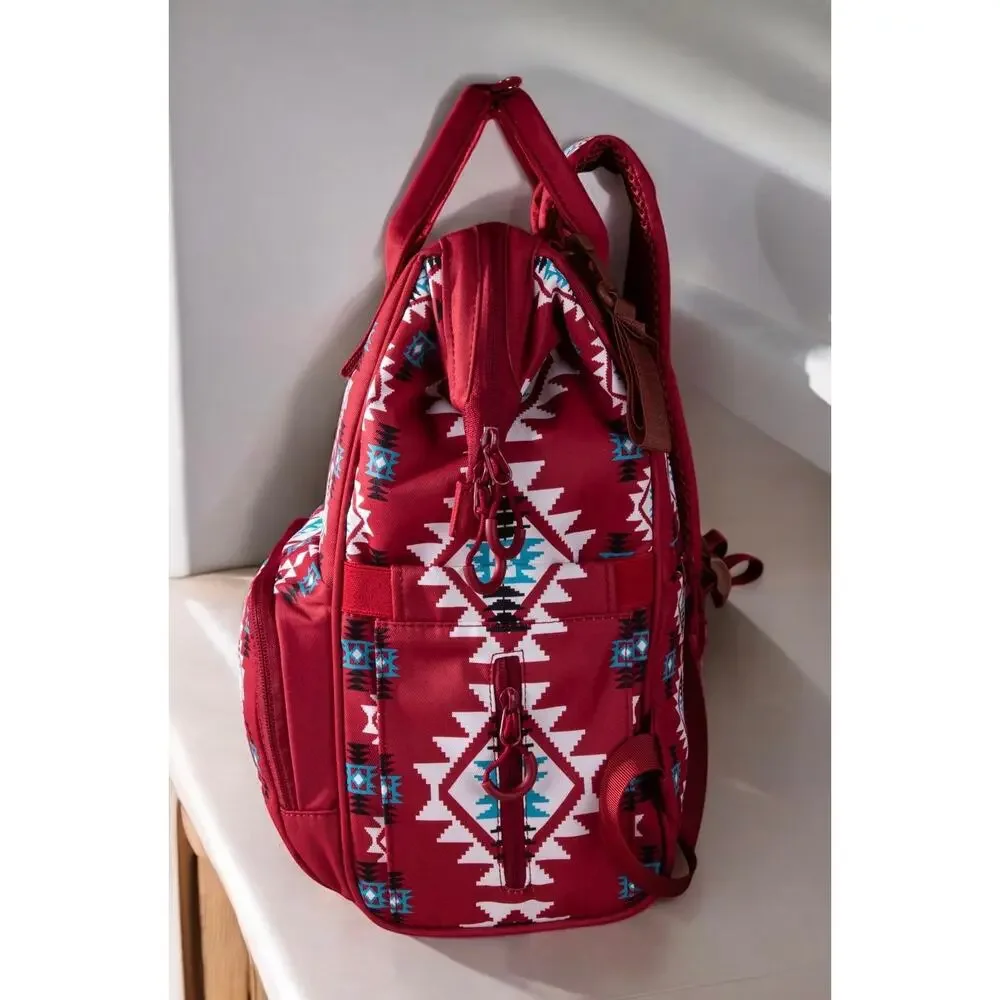 Wrangler Red Large Multi-Use Backpack or Baby Travel Bag *Brand NEW in Box* - Picture 2 of 7